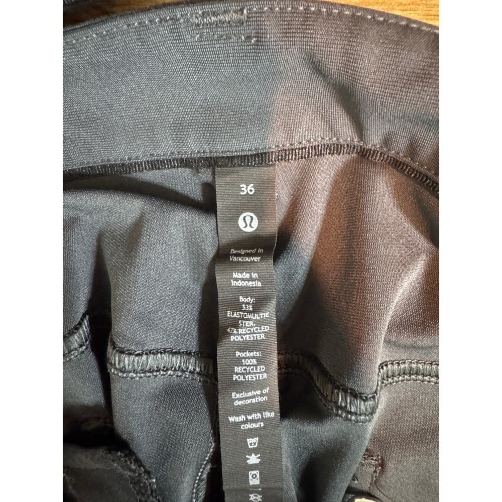 Lululemon Pants Lot Mens 36 Black Gray Blue Excellent Stretch 3 Pair - Picture 9 of 14